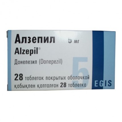 Alzepil (Donepezil) 28's 5 mg coated tablets