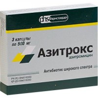 Azitrox 500 mg (3 capsules)