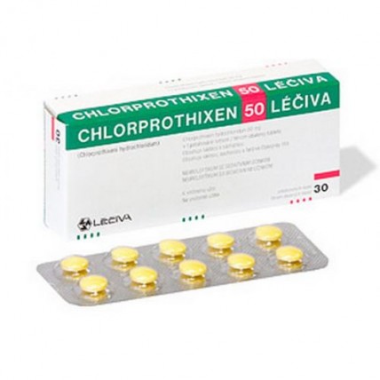 Chlorprothixene 50 mg, 30 coated tablets