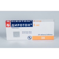 Diroton (Lisinopril) 5 mg, 28 tablets