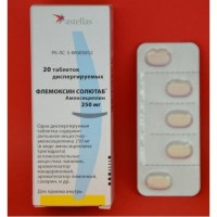 Flemoxin Solutab 250 mg 20s dispersing tablets
