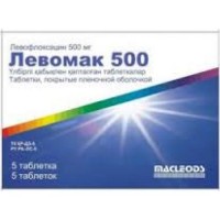 Levomak 5's 500 mg film-coated tablets