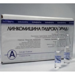 Lincomycin hydrochloride 30% / 1 ml 10s solution for injection in ampoules