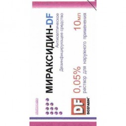 Miraksidin-DF 0,05% 10 ml solution for external use in vial