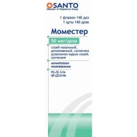 Momester 50 ug / dose of 140 doses of 20 ml nasal spray metered