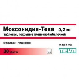 Moxonidine-30s Teva 0.2 mg film-coated tablets