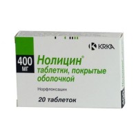 Nolitsin 20s 400 mg coated tablets