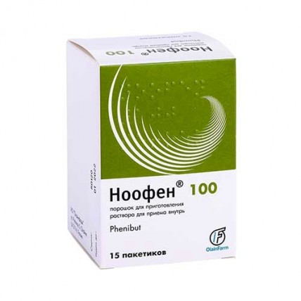 Noofen® 100 (Phenibut) Powder for oral solution, 1 g x 15 sachets