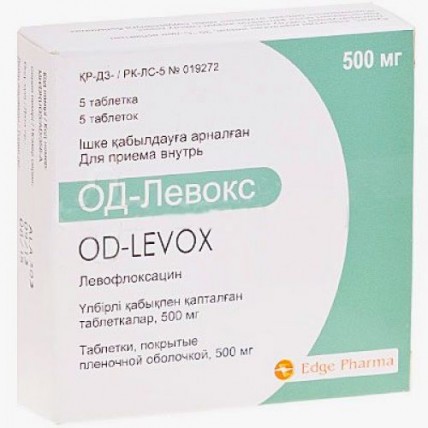 OD-LeVox 5's 500 mg film-coated tablets