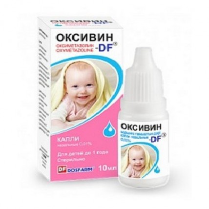 Oksivin-DF 0,01% 10 ml nasal drops