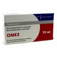 Omez (Omeprazole) 10 mg, 30 capsules