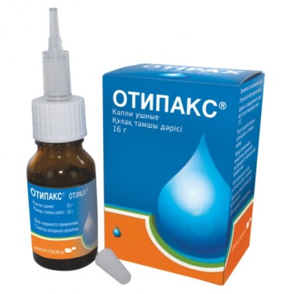Otipax® (Lidocaine + Phenazone) ear drops, 15 ml