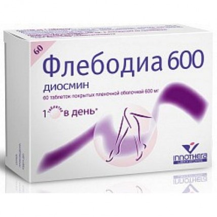 Phlebodia 60s 600 mg film-coated tablets