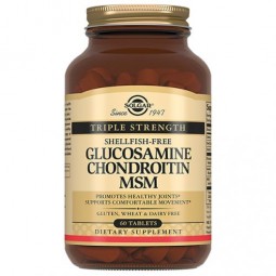 Solgar glucosamine and chondroitin 60s complex tablets (13186)