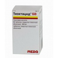 Thioctacid 600 BV (Thioctic Acid) 600 mg (30 coated tablets)