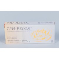 Tri-Regol (Levonorgestrel/Ethinyl Estradiol) 21 tablets