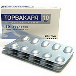 Torvakard 30s 10 mg coated tablets