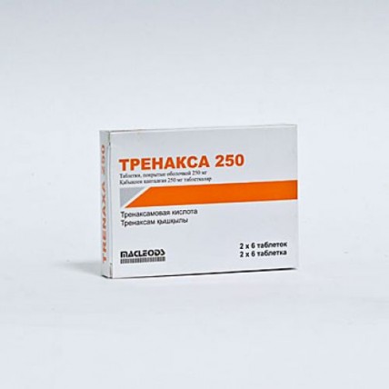 Trenaxa (Tranexamic Acid) 250 mg, 12 coated tablets