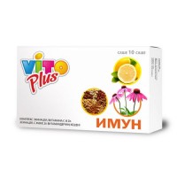 Vito Plus Imun Echinacea complex, vitamin C and zinc 10s sachet