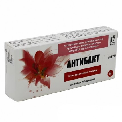 Antibact® (Dequalinium Chloride) 10 mg, 6 vaginal tablets