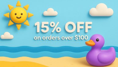 15% OFF ON ORDER OVER $100