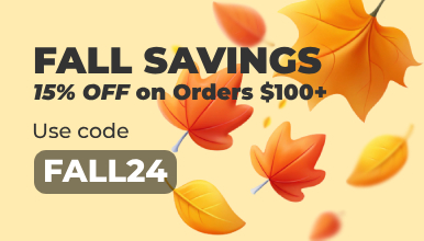 FALL 15% OFF