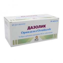 DAZOLIC® (Ornidazole) 500 mg, 50 tablets