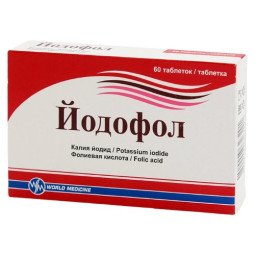 Iodofol (Potassium Iodide, Folic Acid), 60 tablets
