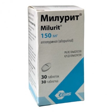 Milurit® (Allopurinol) 100 mg / 150 mg / 200 mg