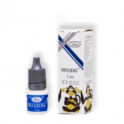 Neodex® (Neomycin + Dexamethasone) Eye, nasal and ear drops 5 ml
