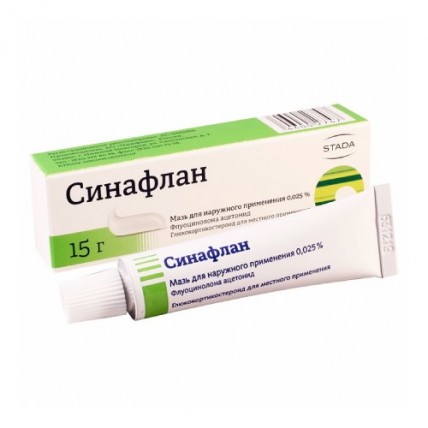 Sinaflan (Fluocinolone Acetonide) Ointment 0.025%, 15 g