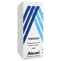 Tobrex (Tobramycin) Eye Drops 0.3%, 5 ml