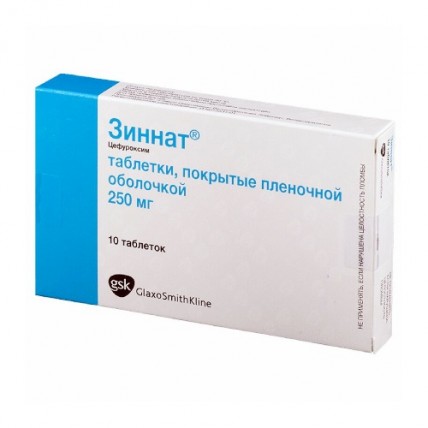 Zinnat® (Cefuroxime) 125 mg / 250 mg / 500 mg tablets