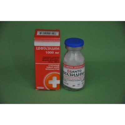 1000 mg Ceftazidime 1's powder for solution for injection