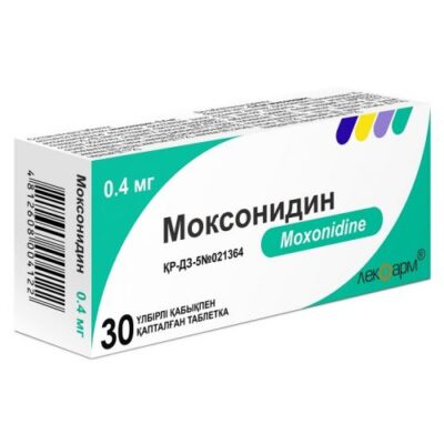 30s Moxonidine 0.4 mg film-coated tablets