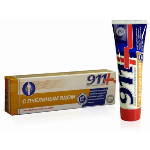 911 series of bee venom 100ml gel-balm for the joints