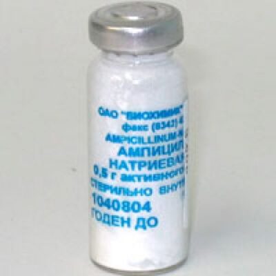 Ampicillin 500 mg 1's powder for solution for injection