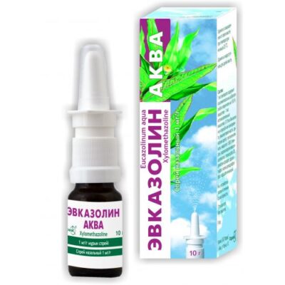 Aqua Evkazolin 1 mg / ml 10g nasal spray metered
