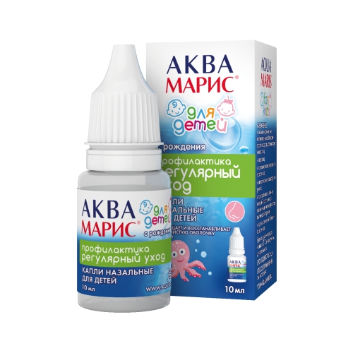Aqua Maris 10 ml nasal drops childrens