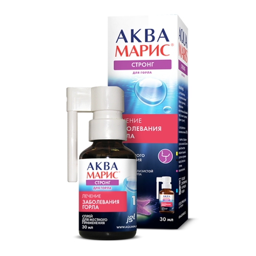 Aqua Maris Strong throat 30 ml spray topically