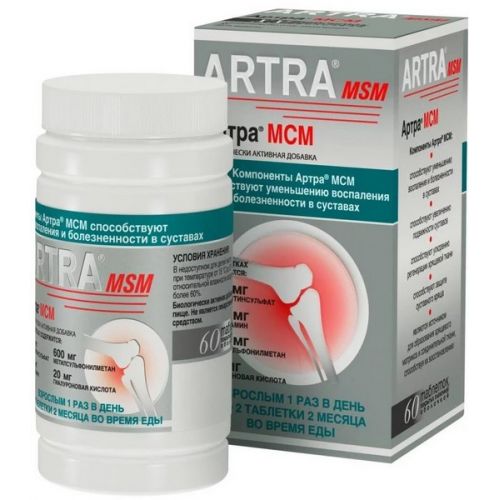 Artra® MSM (Glucosamine + Chondroitin) 60 tablets