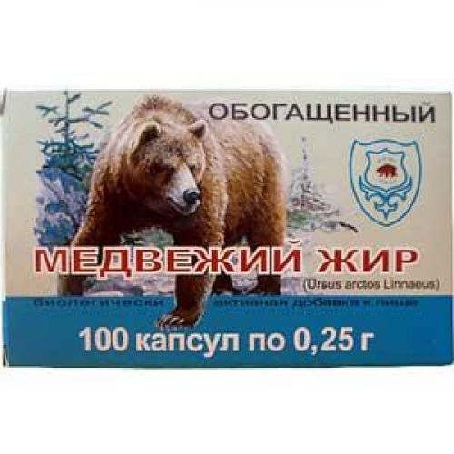 Bear fat 0.3g (100 capsules)