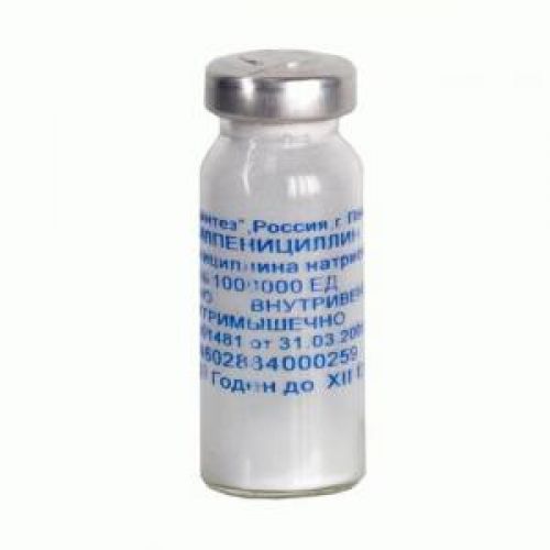 Benzylpenicillin 1000000 Units, 1 Vial powder for solution for injection