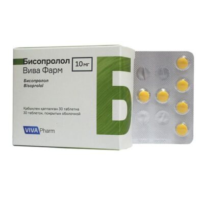 Bisoprolol Viva Pharm 30s 10 mg coated tablets