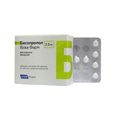 Bisoprolol Viva Pharm 30s 2.5 mg coated tablets