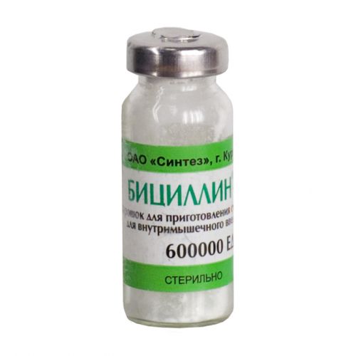 Bitsillin U-3 600000 1's powder for injection (vial)