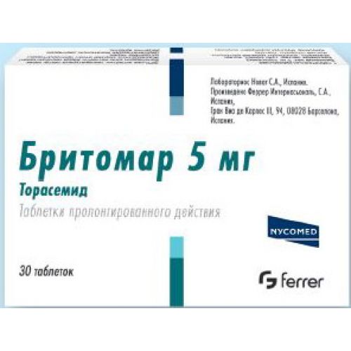 Britomar 30s 5 mg sustained-release tablets