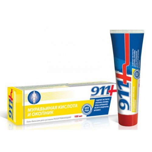 Comfrey 911 series and 100 ml of formic acid gel balm joints