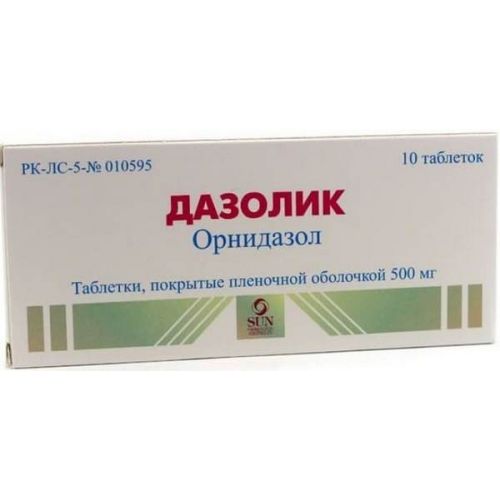 Dazolik 50s 500 mg film-coated tablets