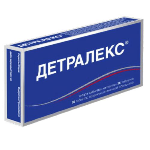 Detraleks 36's 500 mg film-coated tablets